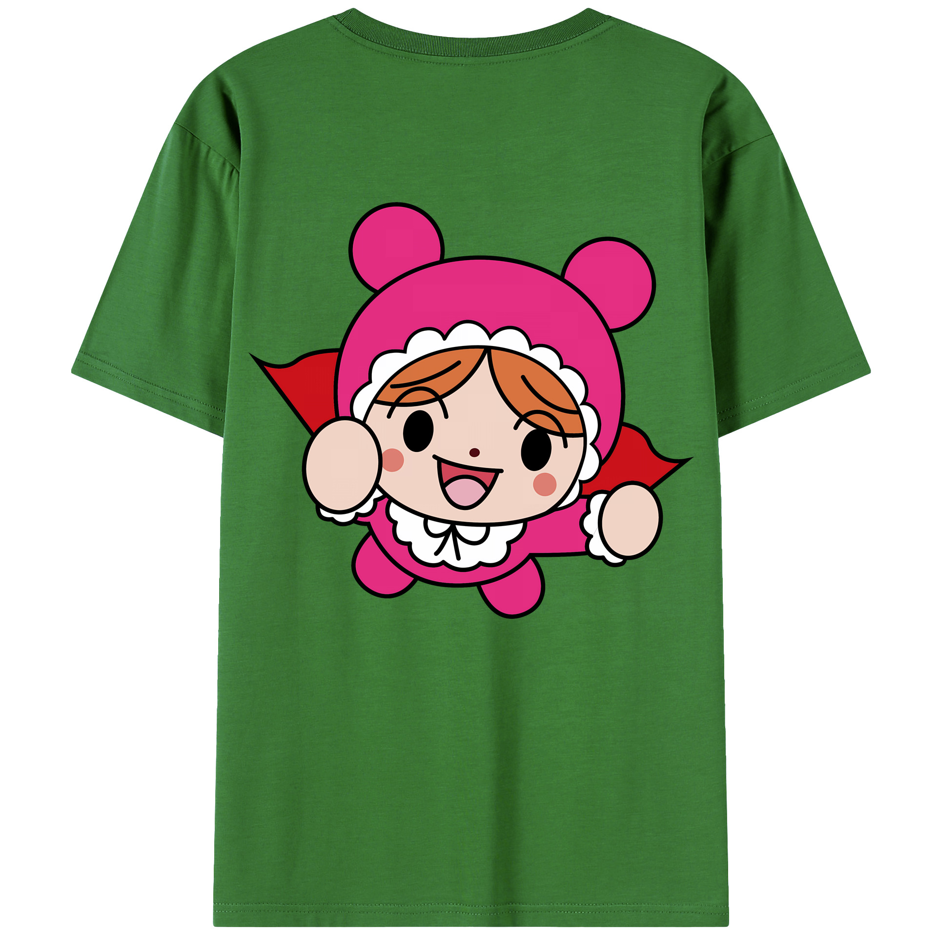 （画像用） アンパンマン Anpanman レディース半袖Tシャツ(バックプリント)